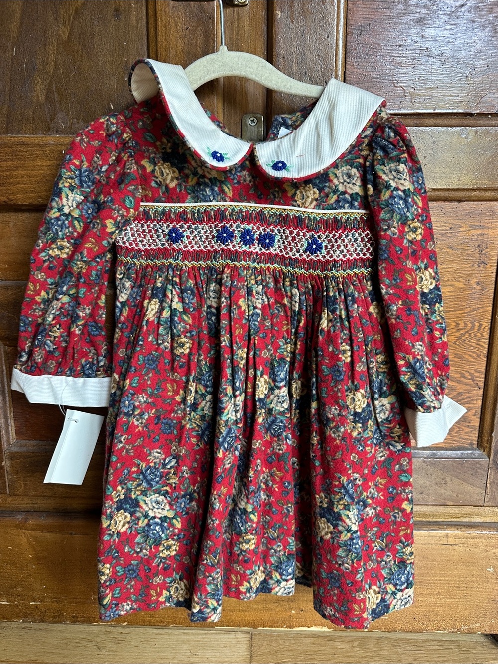HOUSE OF HATTEN INC VINTAGE FLORAL GIRLS DRESS 24 MONTHS NEW